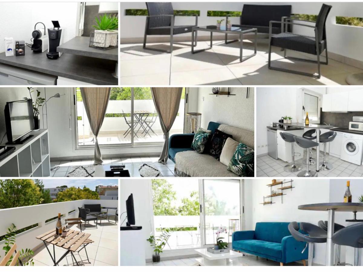 Appartement Terrasse Panoramique Hopitaux Et Facultes Montpellier Eksteriør bilde